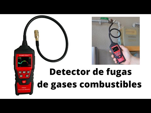 Detector de fugas de gas con sensor de movimiento para garaje.